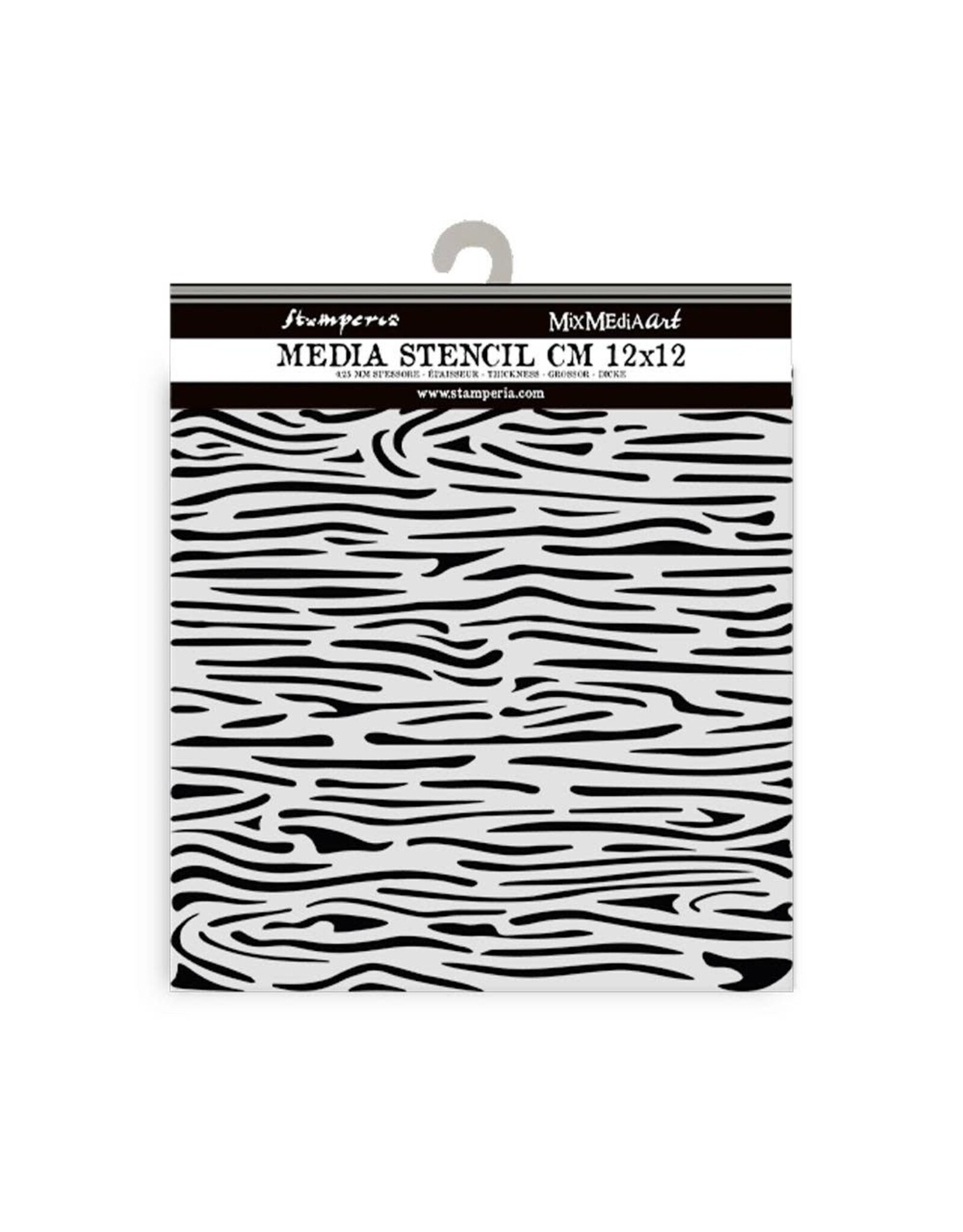 STAMPERIA STAMPERIA SILENT SEA WOOD PATTERN 12x12cm STENCIL