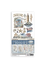 STAMPERIA STAMPERIA SILENT SEA 6x12 PAPER CUT OUTS 4 SHEETS