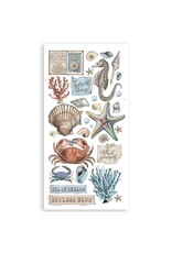 STAMPERIA STAMPERIA SILENT SEA 6x12 PAPER CUT OUTS 4 SHEETS
