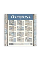 STAMPERIA STAMPERIA SILENT SEA 12x12 COLLECTION PACK 10 SHEETS