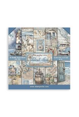 STAMPERIA STAMPERIA SILENT SEA 8X8 COLLECTION PACK 10 SHEETS