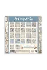 STAMPERIA STAMPERIA SILENT SEA MAXI PAD 12x12 PAPER PACK 22 SHEETS
