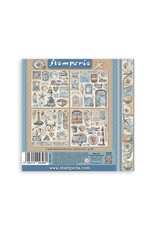 STAMPERIA STAMPERIA SILENT SEA STICKERS 4/PK