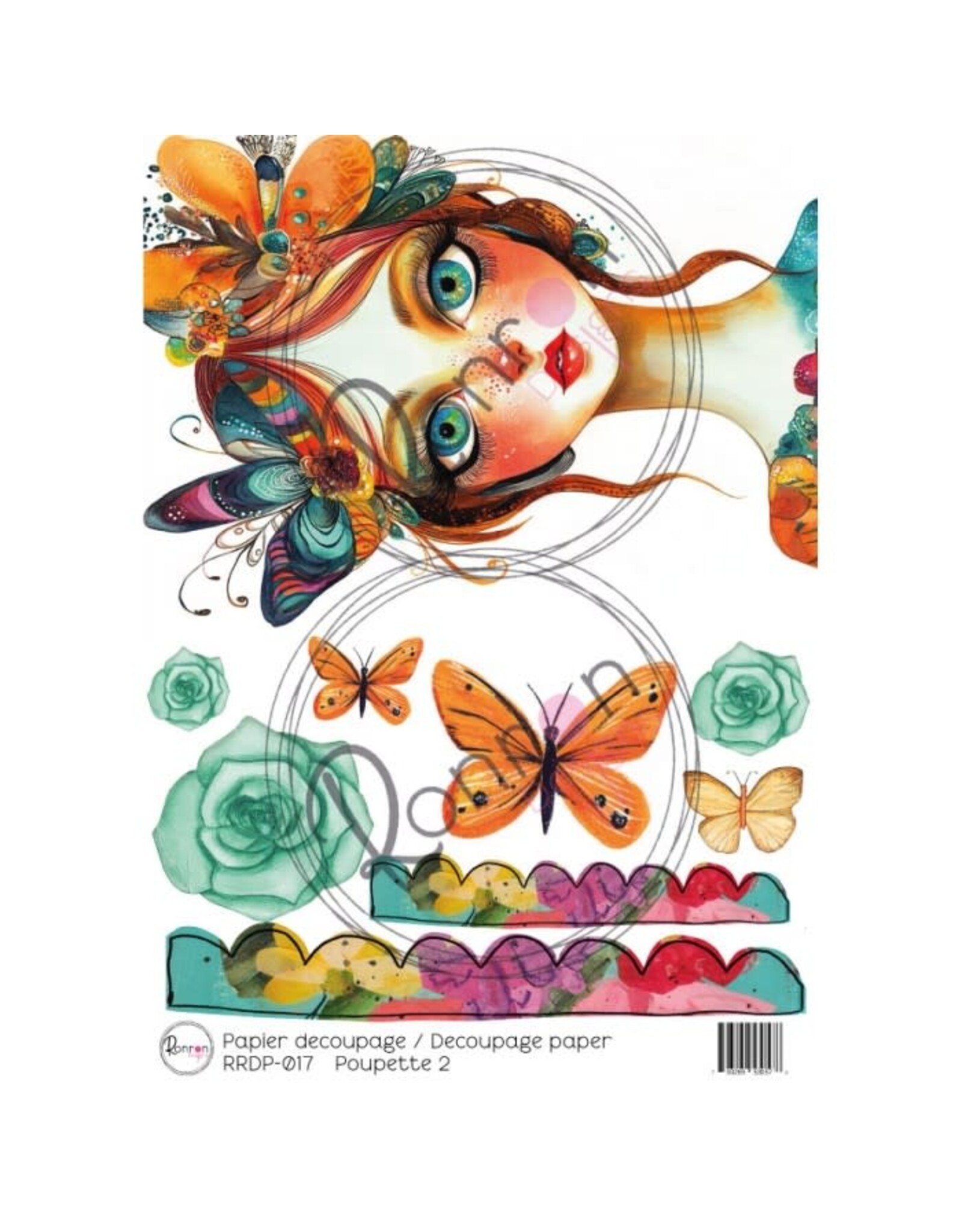 RONRON DESIGNS RONRON DESIGNS POUPETTE 2 RICE PAPER