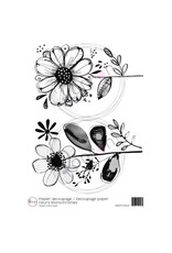 RONRON DESIGNS RONRON DESIGNS FLEURS MONOCHROMES RICE PAPER