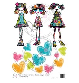 RONRON DESIGNS RONRON DESIGNS TRIO FASHION RICE PAPER