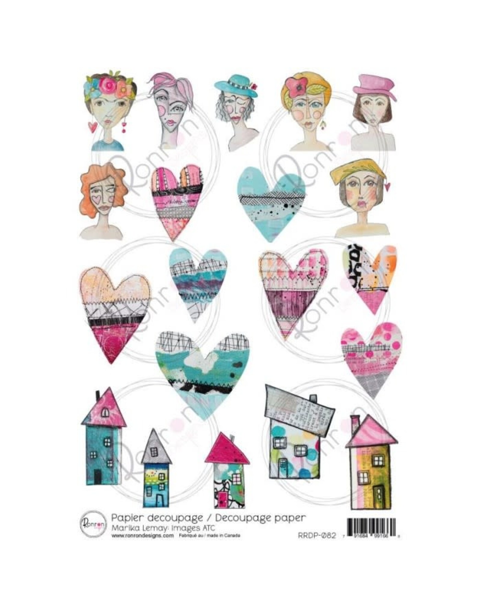 RONRON DESIGNS RONRON DESIGNS MARIKA LEMAY: IMAGES ATC RICE PAPER