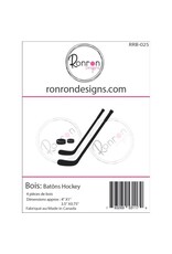 RONRON DESIGNS RONRON DESIGNS BÂTON HOCKEY WOOD PIECES