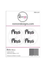 RONRON DESIGNS RONRON DESIGNS MERCI WOOD PIECES
