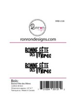RONRON DESIGNS RONRON DESIGNS BONNE FÊTE DES MÈRES 2 WOOD PIECES