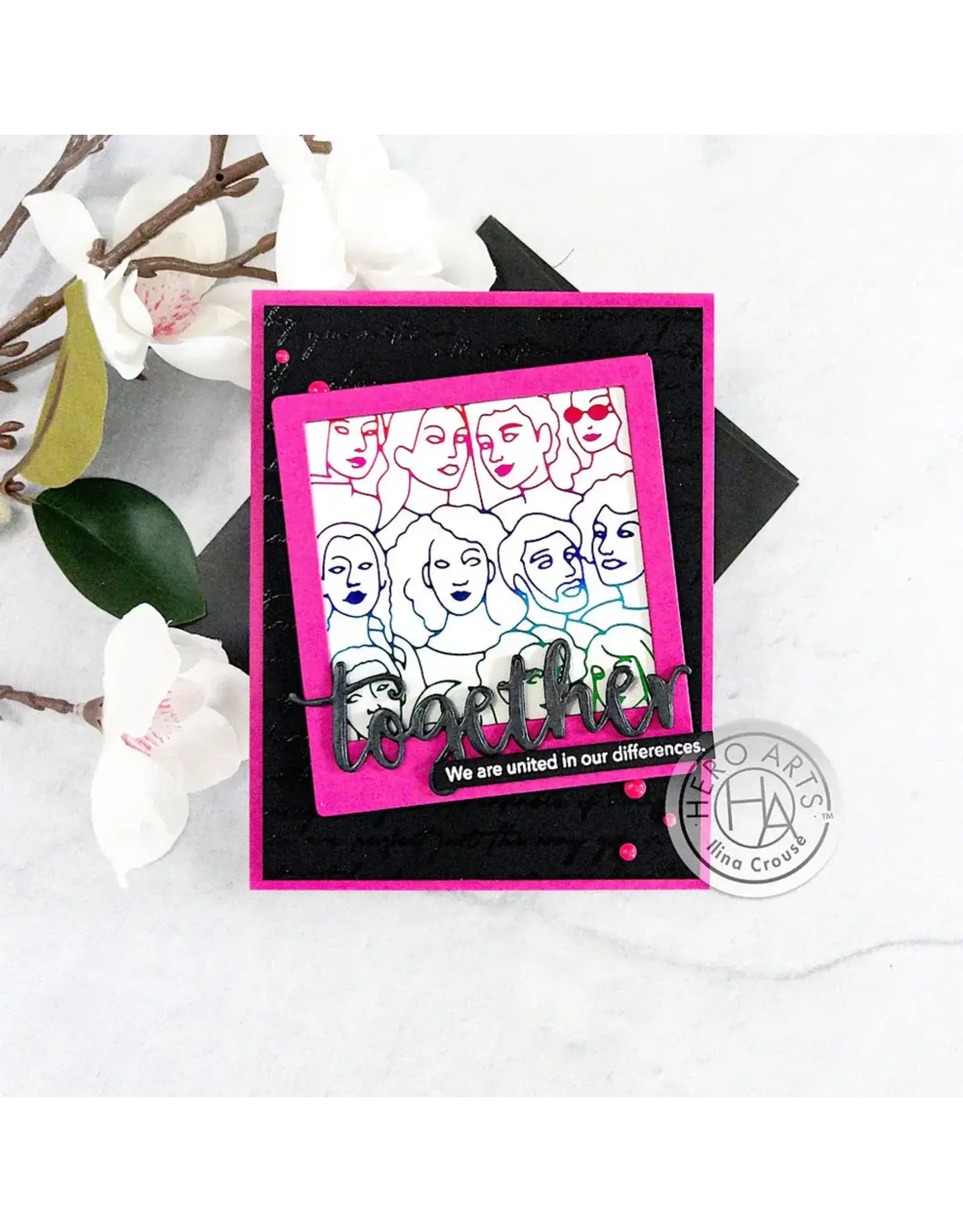 HERO ARTS HERO ARTS JOURNALING PHOTO FRAME INFINITY DIE SET