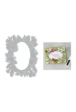 HERO ARTS HERO ARTS FLORAL FRAME LETTERPRESS + FOIL PLATE