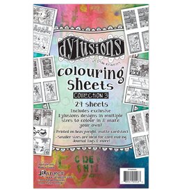 RANGER DYLUSIONS COLORING SHEETS COLLECTION #3 24PK