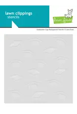 LAWN FAWN LAWN FAWN GRADUATION CAPS 6x6 BACKGROUND STENCIL SET 2/PK
