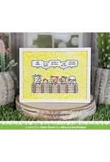 LAWN FAWN LAWN FAWN DAISY BLOOM 6x6 BACKGROUND STENCIL SET 3/PK