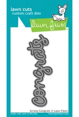 LAWN FAWN LAWN FAWN SCRIPTY CONGRATS DIE