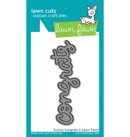 LAWN FAWN LAWN FAWN SCRIPTY CONGRATS DIE
