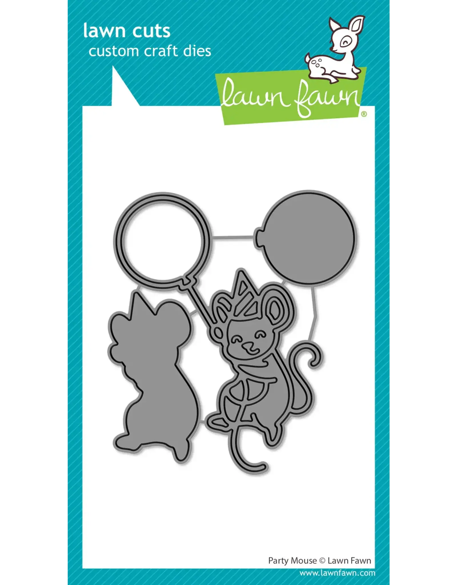 LAWN FAWN LAWN FAWN PARTY MOUSE DIE SET