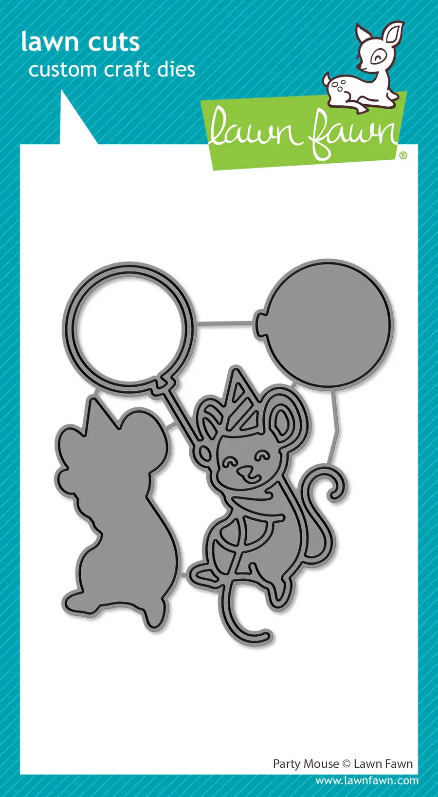 LAWN FAWN LAWN FAWN PARTY MOUSE DIE SET