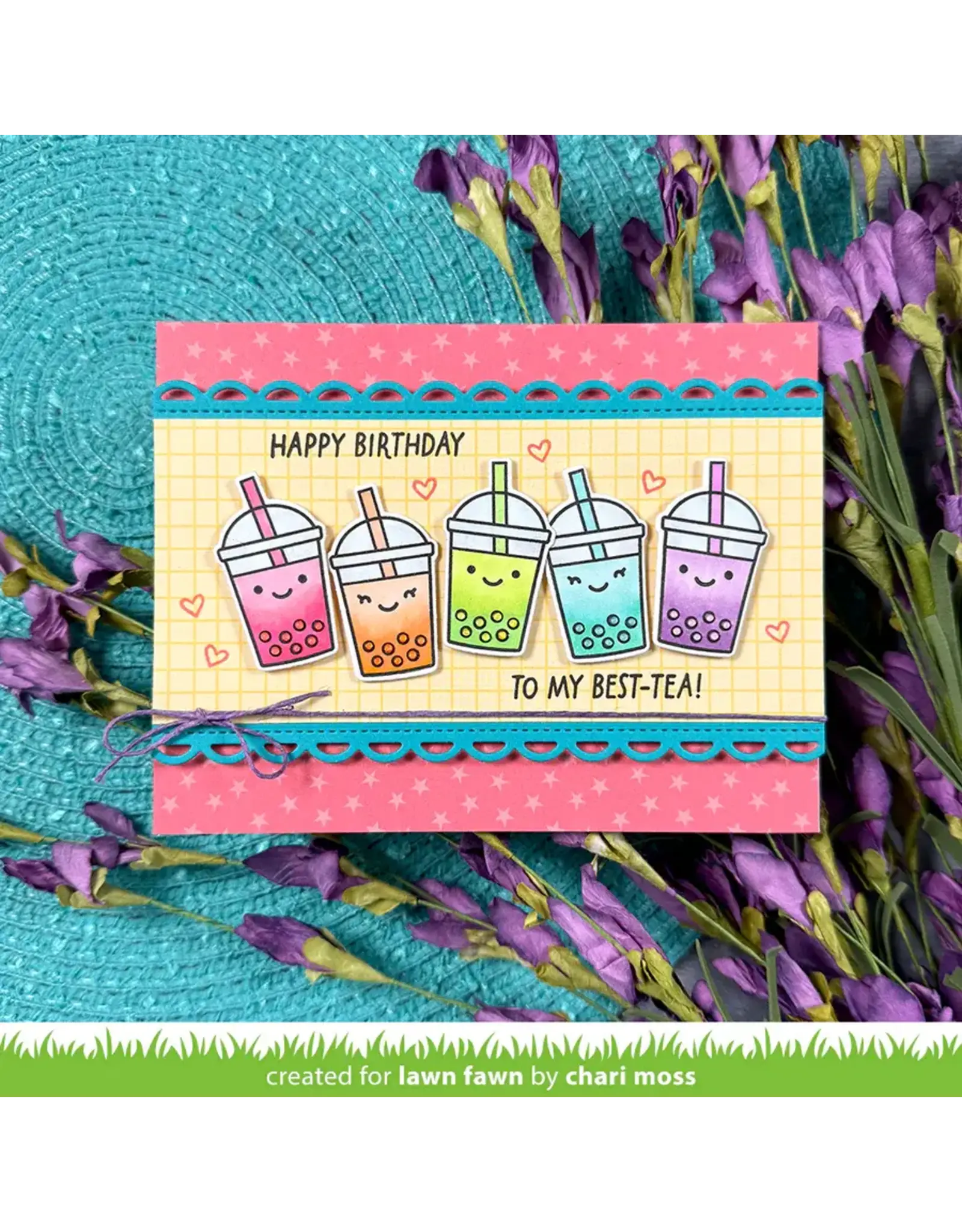 LAWN FAWN LAWN FAWN YEAR FIFTEEN CLEAR STAMP SET