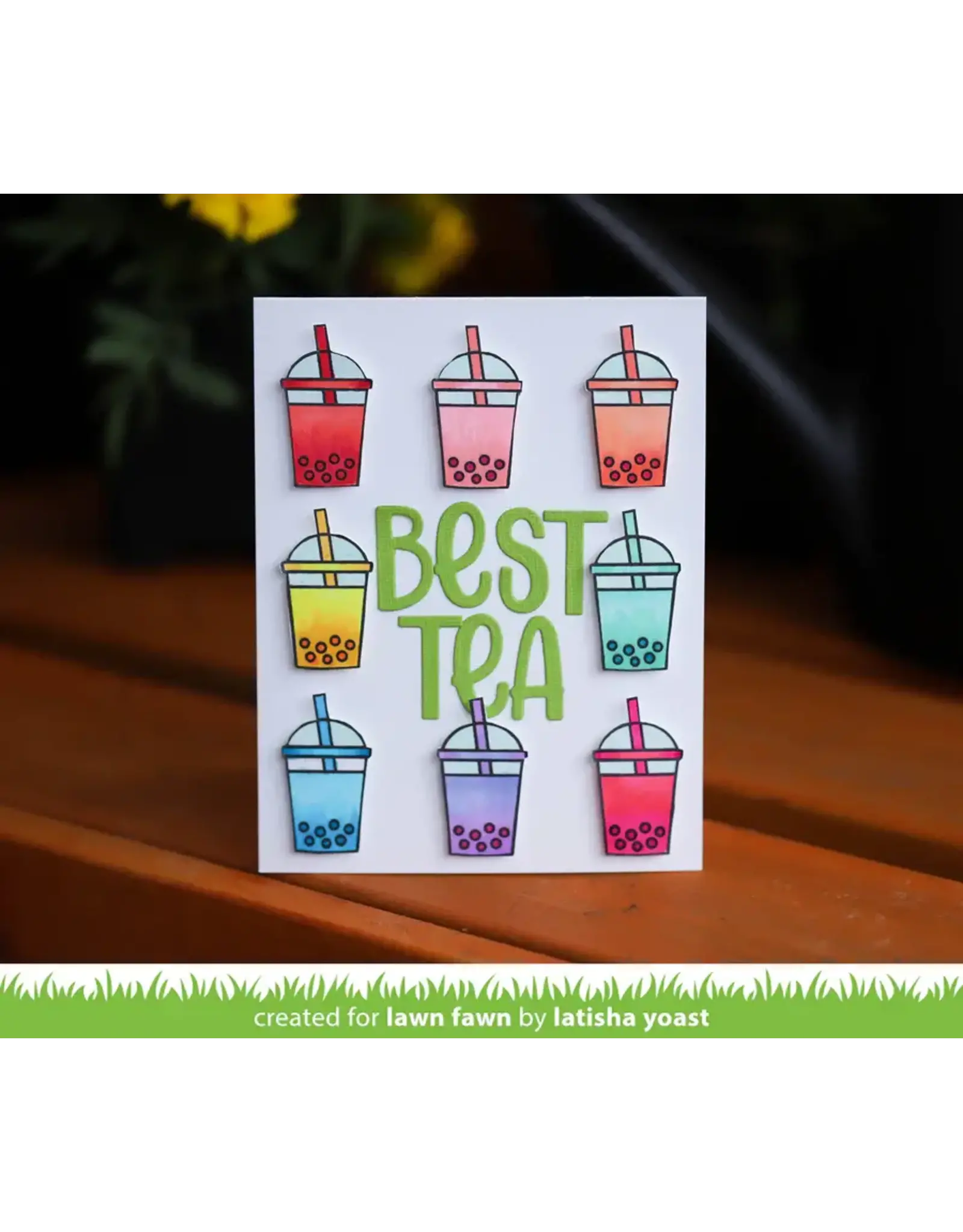 LAWN FAWN LAWN FAWN YEAR FIFTEEN CLEAR STAMP SET