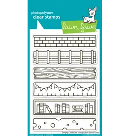 LAWN FAWN LAWN FAWN SIMPLY CELEBRATE HANGOUTS CLEAR STAMP SET