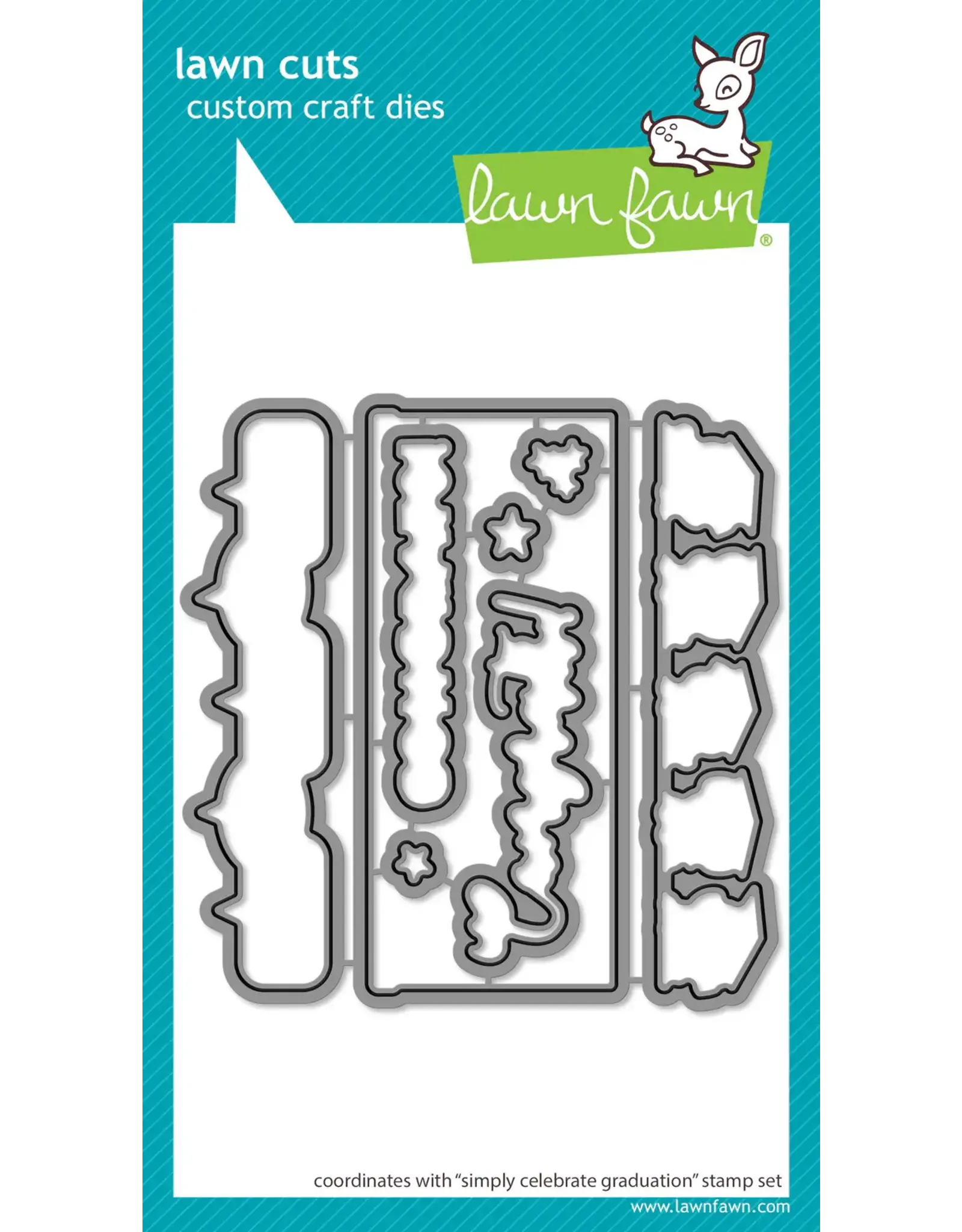 LAWN FAWN LAWN FAWN SIMPLY CELEBRATE GRADUATION DIE SET