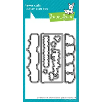 LAWN FAWN LAWN FAWN SIMPLY CELEBRATE GRADUATION DIE SET