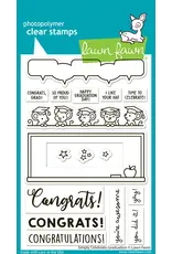 LAWN FAWN LAWN FAWN SIMPLY CELEBRATE GRADUATION CLEAR STAMP SET