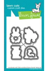 LAWN FAWN LAWN FAWN LITTLE WOODLAND LIBRARY FRIENDS DIE SET