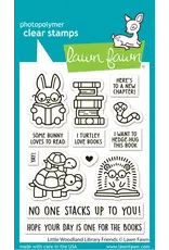 LAWN FAWN LAWN FAWN LITTLE WOODLAND LIBRARY FRIENDS CLEAR STAMP SET