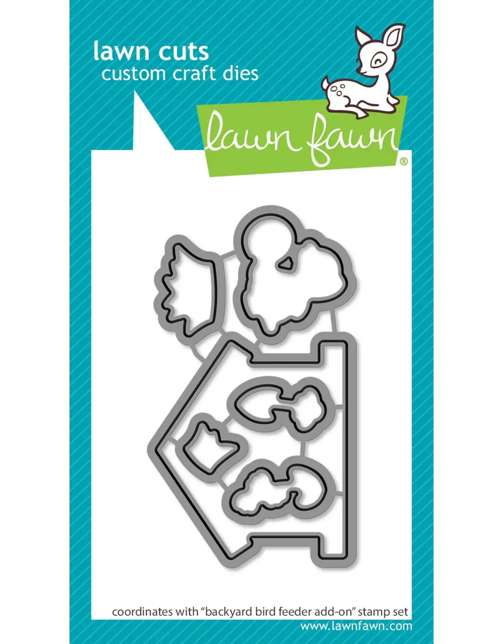 LAWN FAWN LAWN FAWN BACKYARD BIRD FEEDER ADD-ON DIE SET
