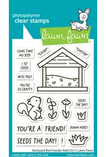 LAWN FAWN LAWN FAWN BACKYARD BIRD FEEDER ADD-ON CLEAR STAMP SET