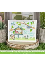 LAWN FAWN LAWN FAWN BACKYARD BIRD FEEDER ADD-ON CLEAR STAMP SET