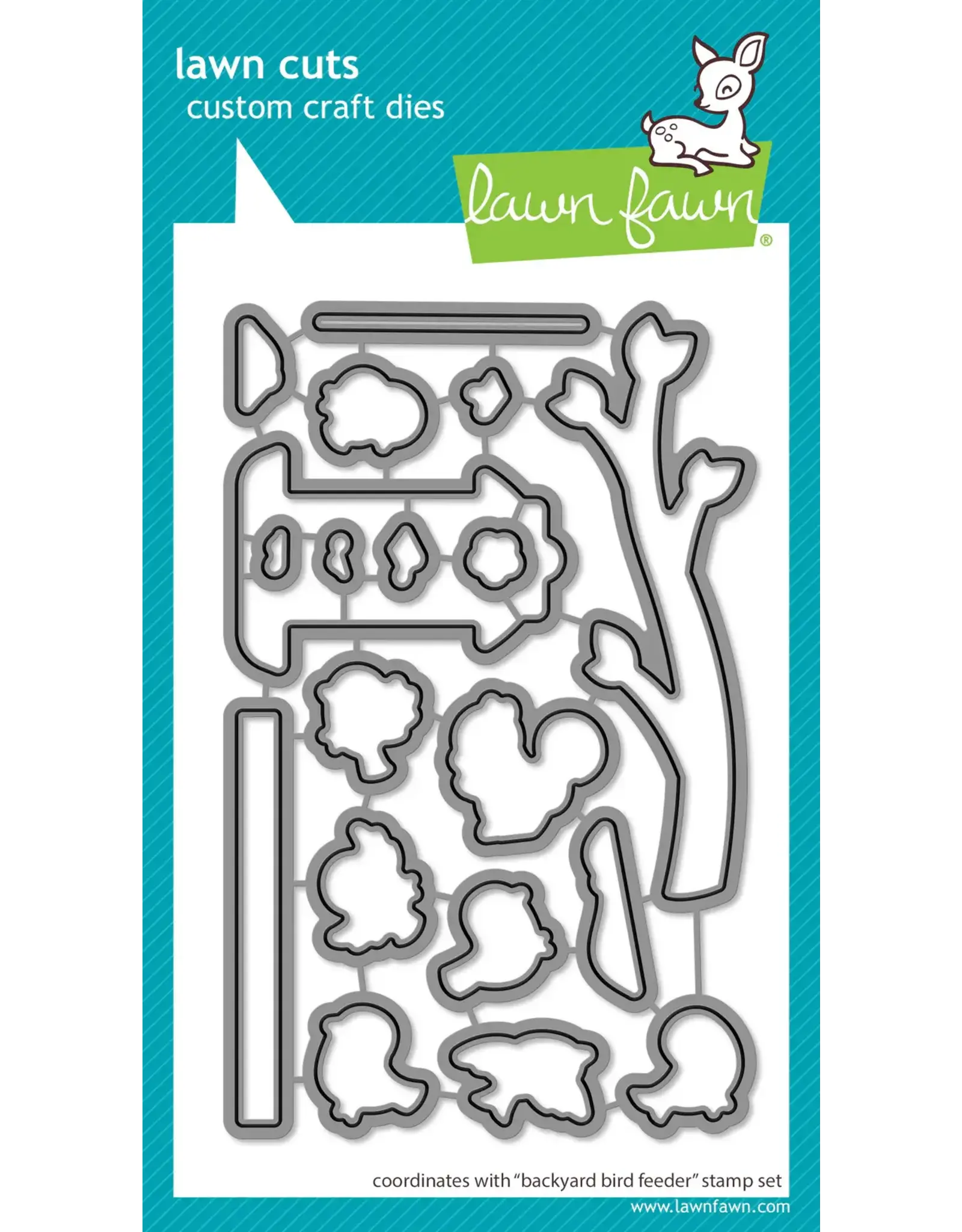 LAWN FAWN LAWN FAWN BACKYARD BIRD FEEDER DIE SET