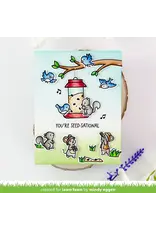 LAWN FAWN LAWN FAWN BACKYARD BIRD FEEDER CLEAR STAMP SET