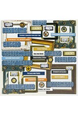 49 AND MARKET 49 AND MARKET RUST & REVS 2.0 CHIPBOARD WORDS & PHRASES 43 PIECES