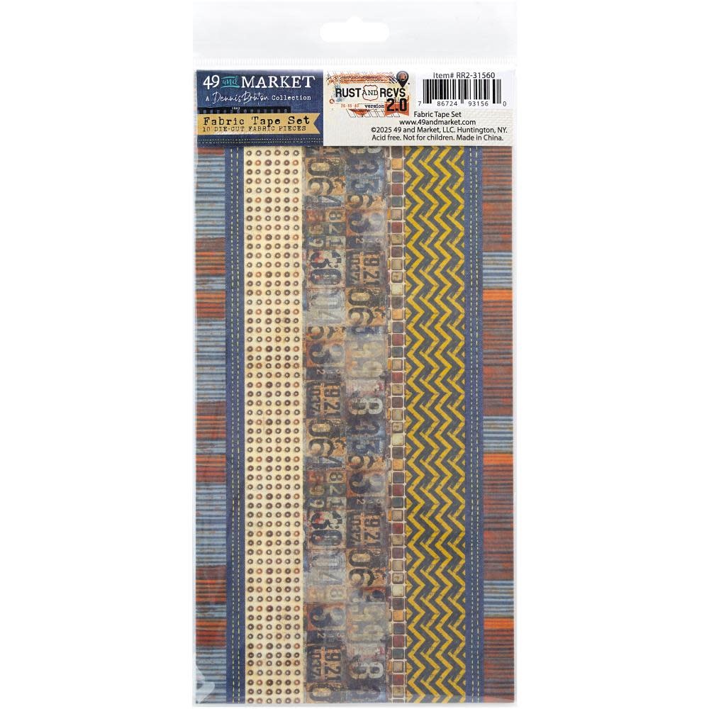 49 AND MARKET 49 AND MARKET RUST & REVS 2.0 FABRIC TAPE