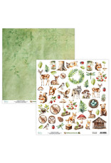 MINTAY MINTAY WILDWOOD SECRETS #09 ELEMENTS CARDSTOCK 12x12