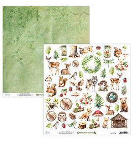 MINTAY MINTAY WILDWOOD SECRETS #09 ELEMENTS CARDSTOCK 12x12