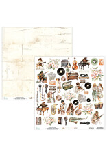 MINTAY MINTAY MUSIC GARDEN #09 ELEMENTS CARDSTOCK 12x12