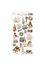 MINTAY MINTAY MUSIC GARDEN 6x12 PAPER STICKERS - ELEMENTS