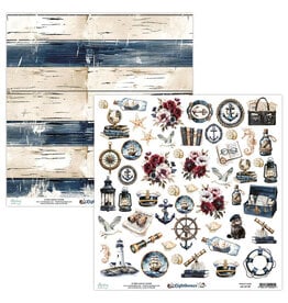 MINTAY MINTAY LIGHTHOUSE #09 ELEMENTS CARDSTOCK 12x12