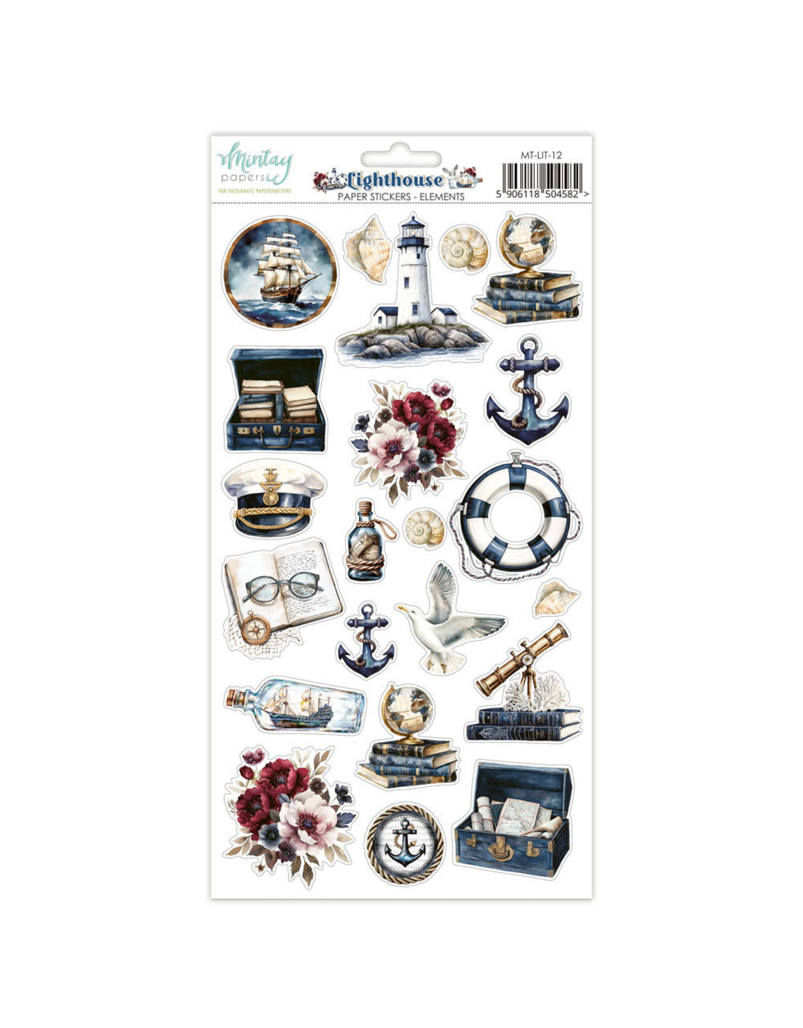 MINTAY MINTAY LIGHTHOUSE 6x12 PAPER STICKERS - ELEMENTS