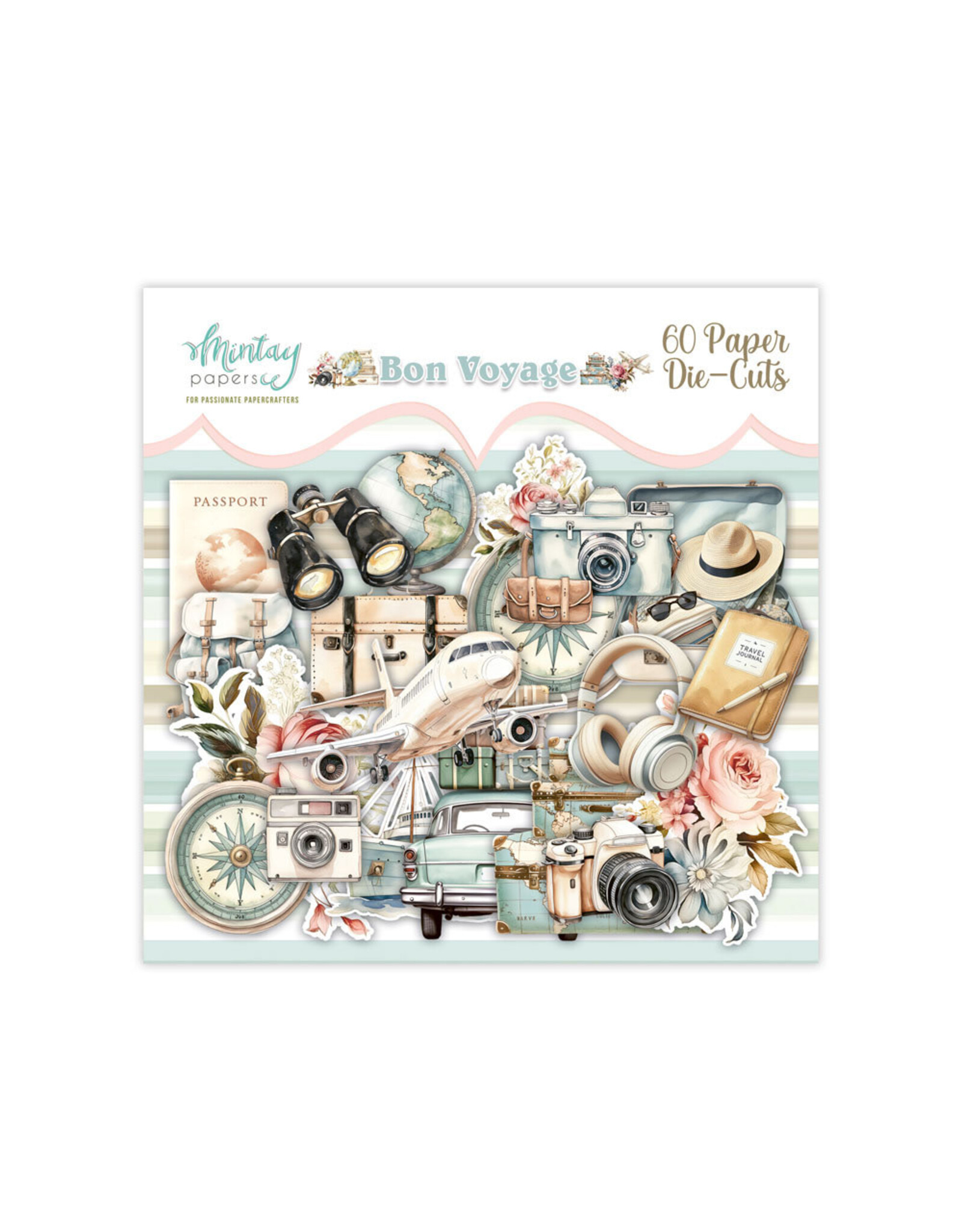 MINTAY MINTAY BON VOYAGE PAPER DIE-CUTS 60/PK