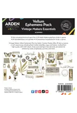ARDEN CREATIVE STUDIO ARDEN CREATIVE STUDIO VINTAGE MAKERS VELLUM EPHEMERA DIE-CUTS