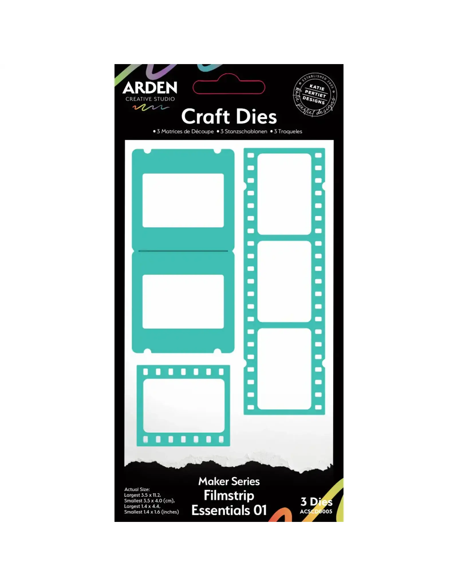ARDEN CREATIVE STUDIO ARDEN CREATIVE STUDIO MAKER SERIES FILMSTRIP ESSENTIALS 01 DIE SET