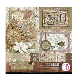 CIAO BELLA CIAO BELLA CABINET OF CURIOSITIES 8x8 PAPER PAD 12 SHEETS
