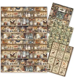 CIAO BELLA CIAO BELLA CABINET OF CURIOSITIES MIXED A4 RICE PAPER 4/PK