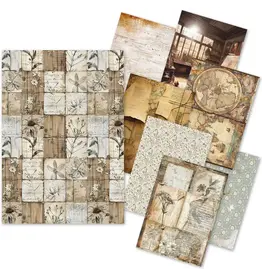 CIAO BELLA CIAO BELLA CABINET OF CURIOSITIES A5 RICE PAPER 8 SHEETS